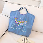 Whale light blue (excluding shoulder strap) / Medium