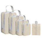 Beige [shoe bag] five-piece set [shoe bag + extra large + large + medium + small]