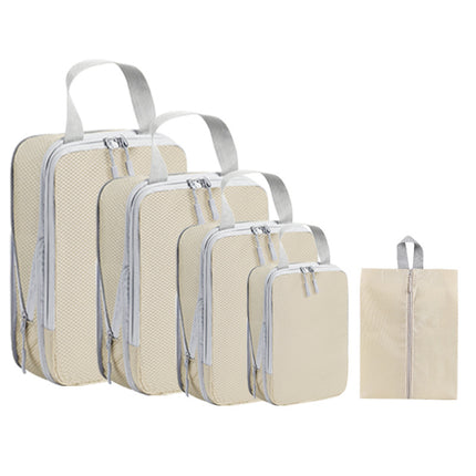 Foreign Trade Cross-Border Hot-Selling Travel Storage and Sorting Compression Bag Set Clothing Storage Trolley Case Neat and Portable