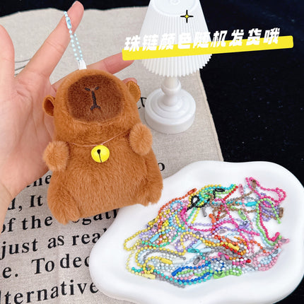 Internet Popular Cute Cute Cappibala Pendant Plush Toy Doll Capybara Bag Pendant Keychain Doll Doll