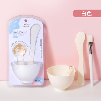 Lmltop DIY Facial Mask Bowl Tool Set Six-Piece Set Homemade Facial Mask Tool Bowl Stick Wholesale 9064