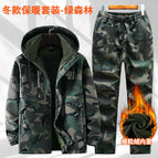 683 velvet waterproof suit green flower national standard / 165