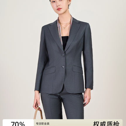 Wool Suit Machine Washable Women's Suit Business Women Commuter Small Suit Jacket New Professional Dress Work Clothes