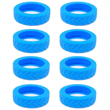 Caster Shoes Trolley Caster Cover Silent Noise Reduction Anti-wear Shock-proof Luggage Tire Silicone Protective Cover