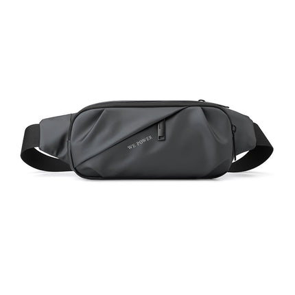 New Men's Multifunctional Waist Bag Water-repellent Casual Sports Chest Bag Outdoor Cycling Bag Fashionable Brand Crossbody Bag
