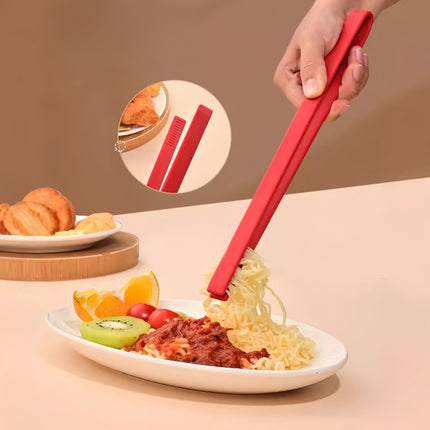 Silicone food clip steak V clip salad clip kitchen high temperature food barbecue bread food fish shovel clip