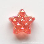Pentagram transparent red