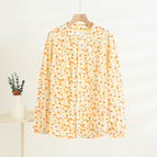 Off-white orange floral / 3XL