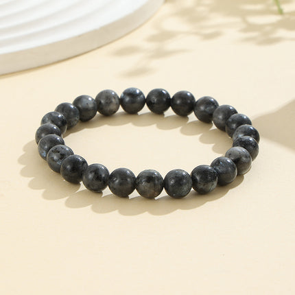 European and American Cross-Border Hot-Selling Popular Jewelry 8mm Natural Stone Bracelet Amethyst Tiger Eye Stone Agate Bracelet Jewelry