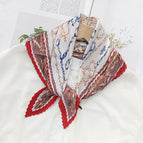 L024-039-02 coffee / 70cm wrinkled square towel