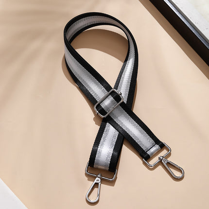 Bag shoulder strap crossbody bag with adjustable widened shoulder strap gold silk Women's bag with 3.8cm width