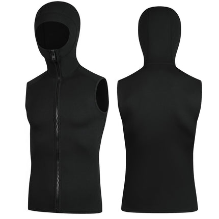 3mm Vest Hooded Men's and Women's Diving Vest Hooded Warm Vest Wet Clothes Diving Headgear Surfing Windsurfing Cold Protection