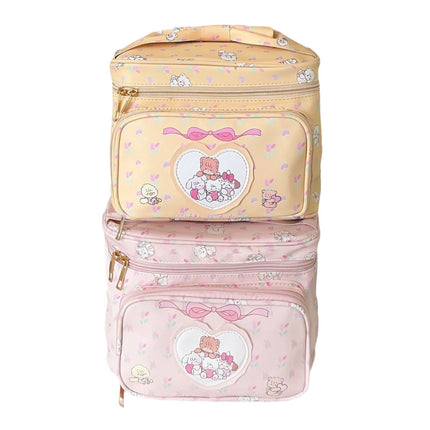Large-Capacity Cartoon Internet Celebrity Hot-Selling Mikko Girl Pink Storage Bag Handbag New Cute Princess Makeup Bag I