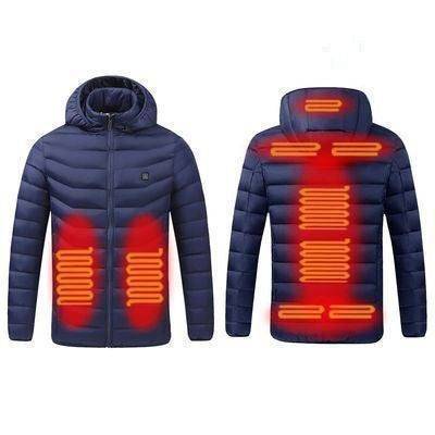 Heated Cotton Clothing for Winter in District 249, District 11, District 19, Smart Heated Cotton Jacket, Unisex Heated Clothing Jacket