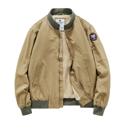 Factory supply winter jacket men's fleece jacket men's casual jacket 91W28