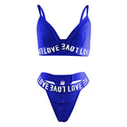 Blue underwear set / S