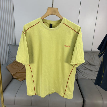 Technology Feels Cold! Summer Men's Outdoor Thin Casual Round Neck Quick-Drying Breathable Loose Men's Short-Sleeved T-Shirt
