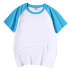 Children's short-sleeved t-shirt children's style-sky blue / 100cm