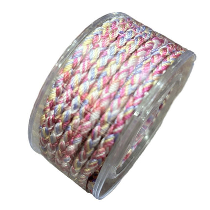 Duan Dye Hand Knitted Rope DIY Accessories Rope Jade Jewelry High-end Knitted Rope Semi-finished Dopamine Thangka Rope