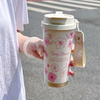 500ml / Summer garden white cherry blossoms