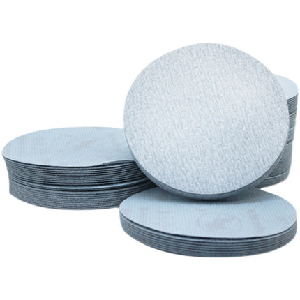 Taurus 5 inch back velvet disc sandpaper dry sand brushed piece flocking disc woodworking sandpaper dry grinding white sand disc sand
