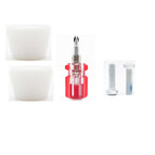 White brake head 2 screw 2 screwdriver