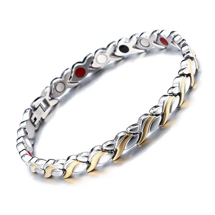 Temu Cross-Border Detachable Magnetic Bracelet European and American Fashion Unisex Couple Magnetic Bracelet Adjustable Watch Chain