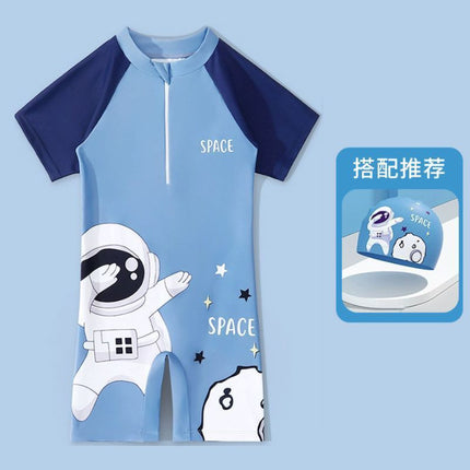 Children's Swimwear Boys 2024 New Arrival Swim Trunks Sun-proof Quick-drying Baby Boys Swimming Training Hot Spring Swimwear