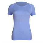 Sky blue short sleeves / 2=S
