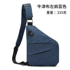 Left shoulder blue (Oxford cloth)