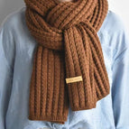 Small scarf-caramel