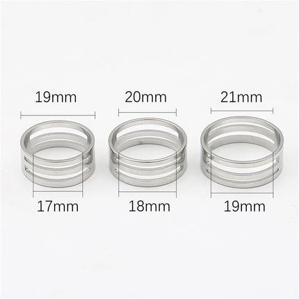stainless steel ring auxiliary opening closed ring tool opener ring handmade diy material jewelry tool