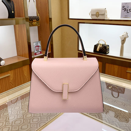 Wedding Bag Red Handbag Vintage Crossbody Bag Large Capacity Simple Design Shoulder Bag Kelly Bag Leather Bag Women