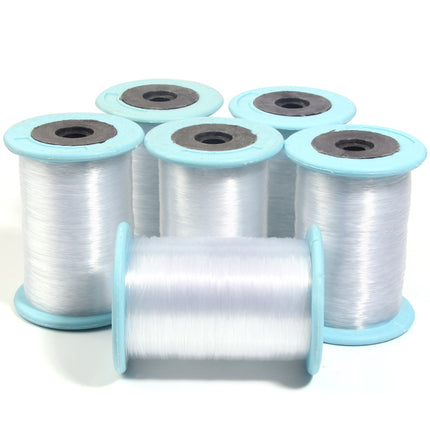 Manufacturer Supplies Large Rolls of Transparent Round Crystal Fishing Line, Non-Elastic Fishing Wire, Handmade Line, DIY Essential Jewelry Accessories