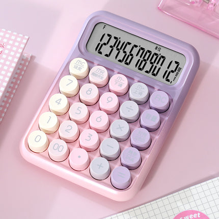Voice Calculator High Color Value Gradient Portable Computer 12-Bit Large Screen for Office Examination