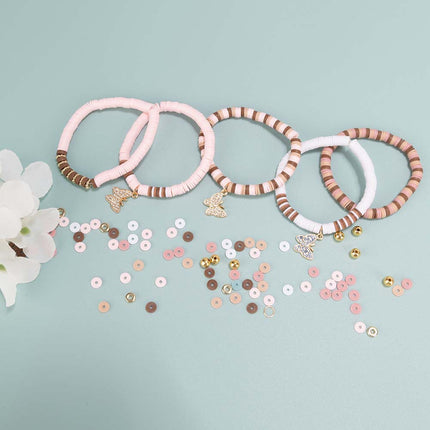 Cross-Border Temu Amazon Hot Style Soft Pottery Bohemian Style Handmade Beaded DIY Material Bag Set Bracelet