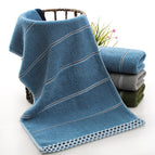 33*72 / Houndstooth Towel Blue