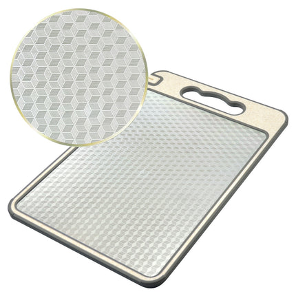Amazon Cross-border Explosions Stainless Steel Wheat Straw Double-sided Cutting Board Thickened Anti-skid Cutting Board Cutting Board Source Factory