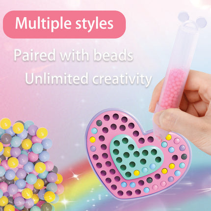 Cross-border New TikTok Same Style DIY Children's Dot Ball Pen Sticker Animal Cartoon Princess Bends Pen Girl