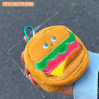 3#Brown burger-coin purse