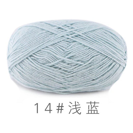 Su He 4-strand Milk Cotton Baby Wool Combed Cotton Fine Wool Hand Knitted Sweater Pure Cotton Baby Wool Ball