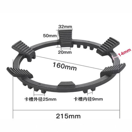 Universal Stove Rack, Wok, Small Pot Rack, Gas Stove Bracket, Gas Stove Four or Five Claw Milk Pot, Non-Slip Auxiliary Stove Rack Accessories