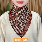 Caramel houndstooth [single layer]