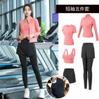 Western red [short sleeve] five-piece set - hot seller! / M