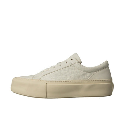 Thick Sole Board Shoes No. 2 New Business White Casual Simple Trendy Shoes Cowhide Men's Explosive Genuine Leather Low-top Board Shoes