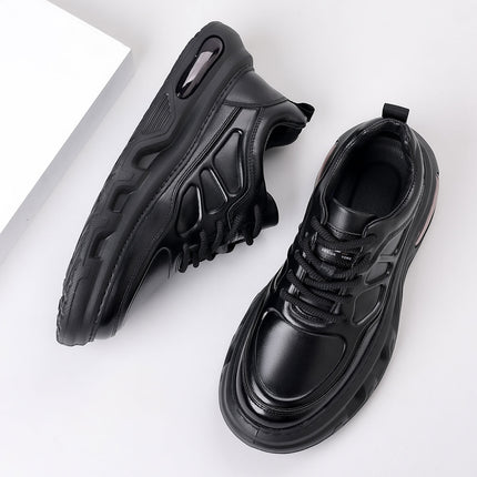 2026 New Men's Casual Shoes with Thick Soles, Height-Increasing Sports Shoes, Trendy Versatile Air-Cushioned Sneakers for Men with a High-End Feel