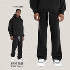 Straight pants-black / S