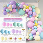 Macaron balloon chain set 008