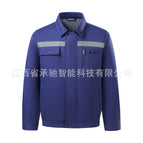 Blue double zipper [clothes only] / 3XL
