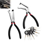 (straight + curved) power-off clamp + needle extractor